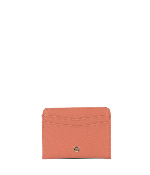 JUNYA Vegan Card Holder - Purity | Color: Orange, Pink - variant::plush