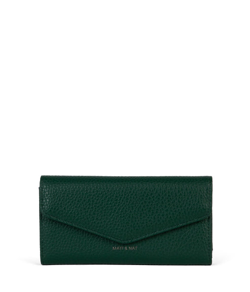 RAYE Vegan Wallet - Purity | Color: Green - variant::empress
