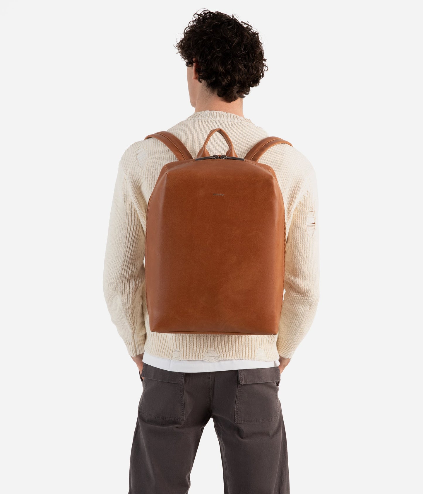 BREMEN Vegan Backpack - Vintage | Color: Green - variant::olive