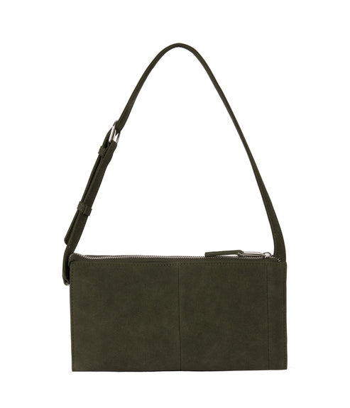 SAIGE Vegan Shoulder Bag – Solstice | Color: Juniper - variant::juniper