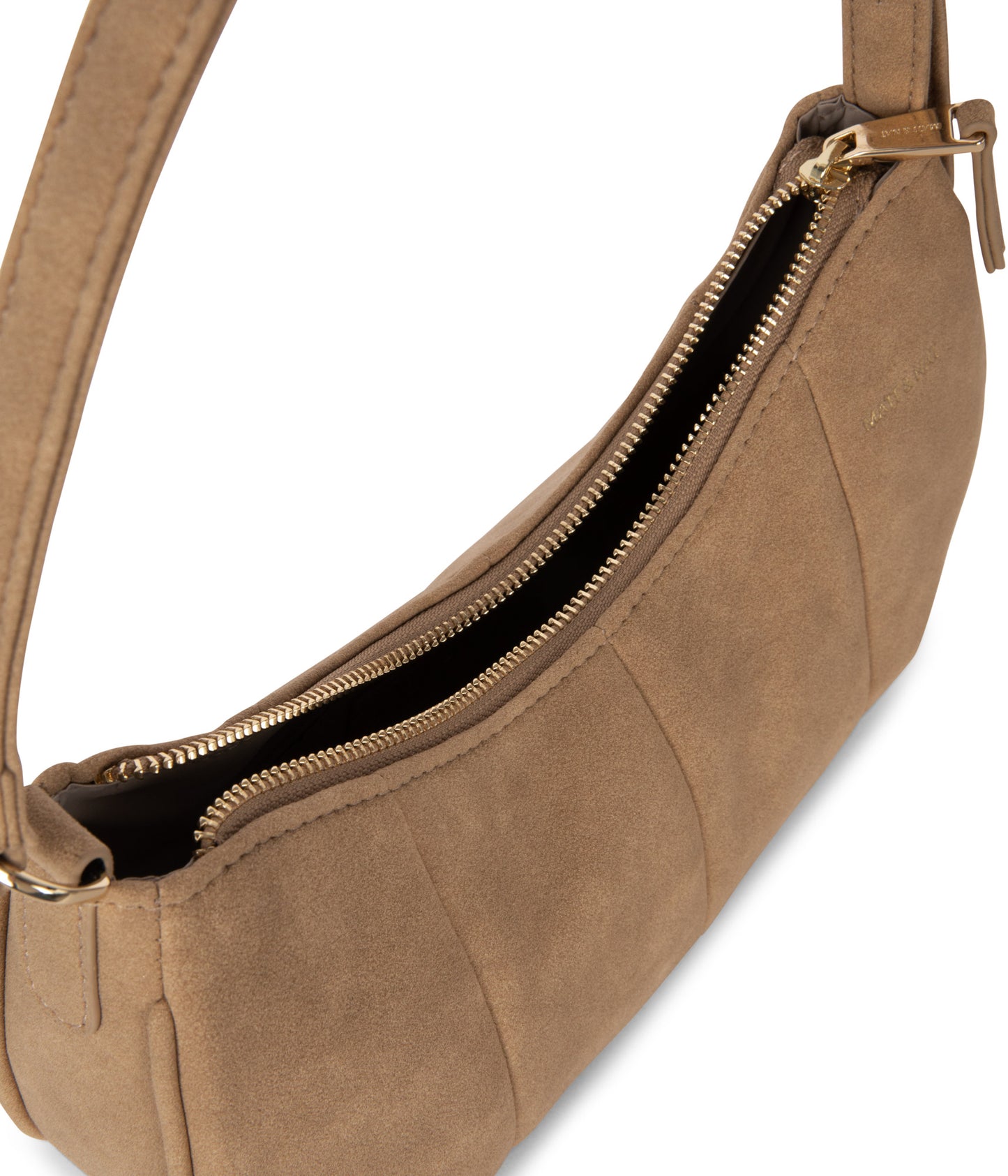 MARI Vegan Shoulder Bag – Solstice | Color: Latte - variant::latte