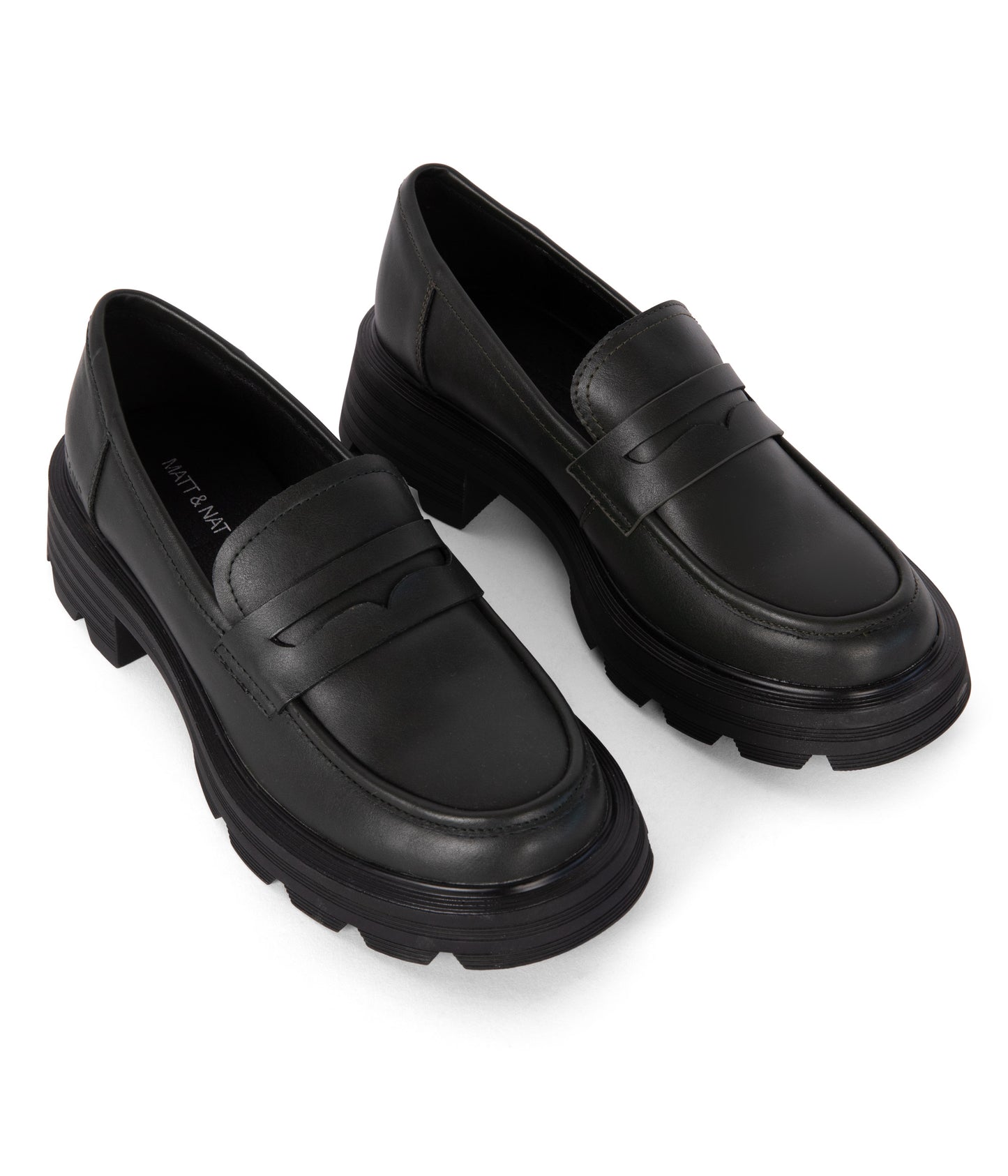 DIDO Women's Vegan Loafer| Color: Black - variant::black