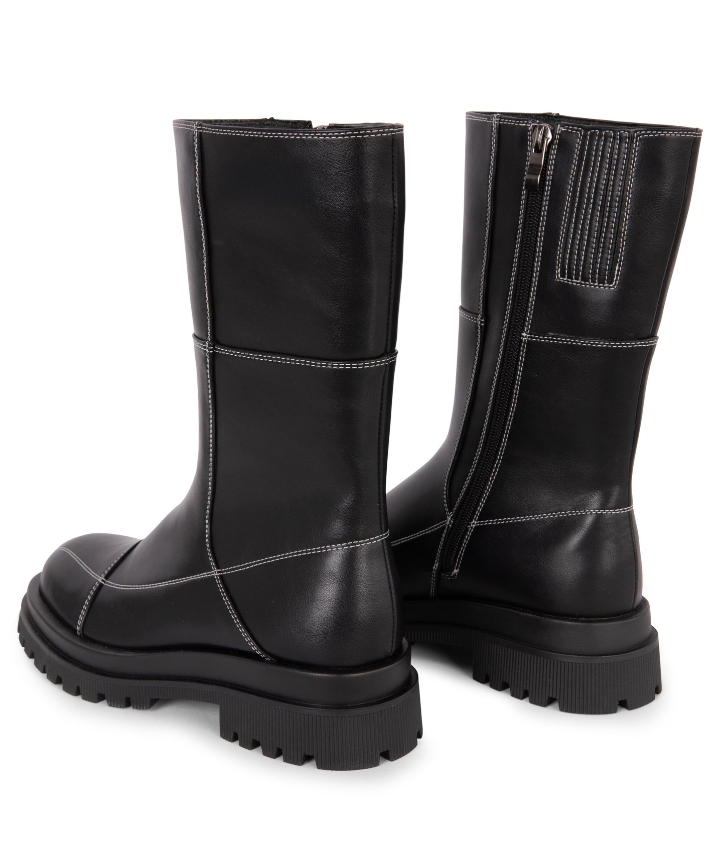ONIA Women's Vegan Mid-Calf Boot | Color: Black - variant::black