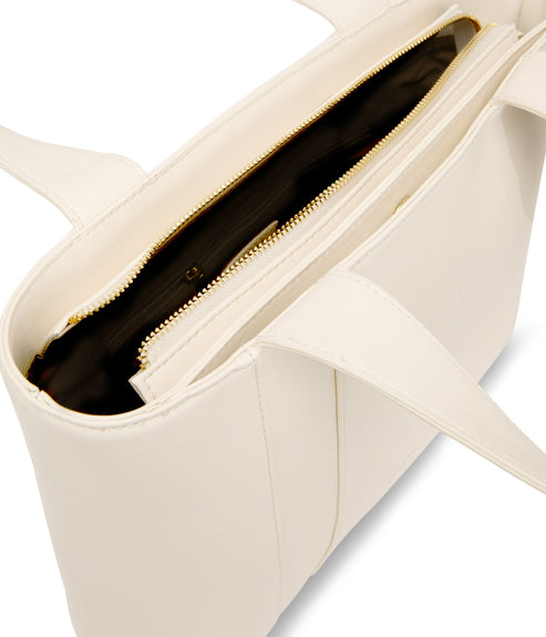 GARNI Vegan Tote Bag - Forum | Color: White - variant::cloud
