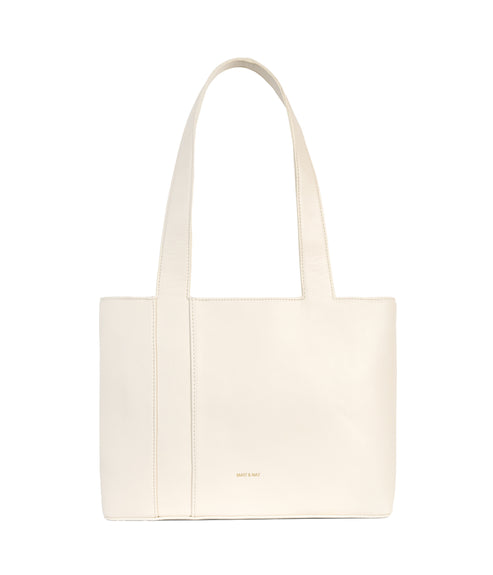GARNI Vegan Tote Bag - Forum | Color: White - variant::cloud