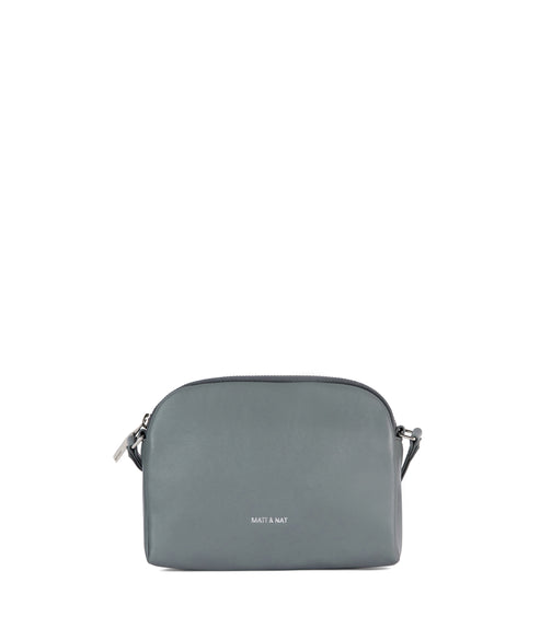 KRISTY Slim Vegan Crossbody Bag - Forum | Color: Dolphin- variant::dolphin