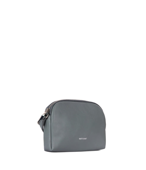 KRISTY Slim Vegan Crossbody Bag - Forum | Color: Dolphin- variant::dolphin