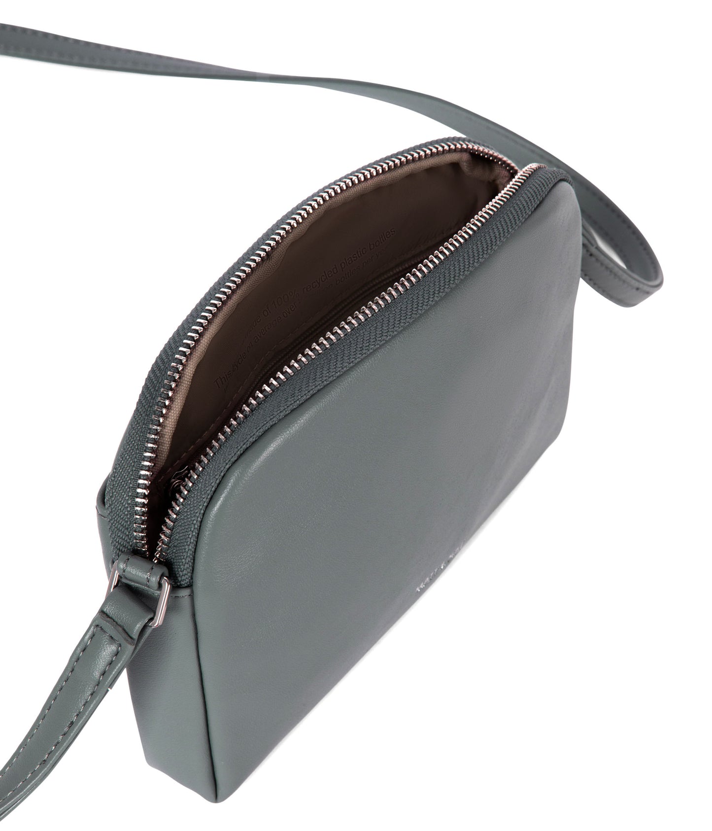 KRISTY Slim Vegan Crossbody Bag - Forum | Color: Dolphin- variant::dolphin