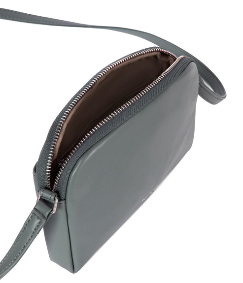KRISTY Slim Vegan Crossbody Bag - Forum | Color: Dolphin- variant::dolphin