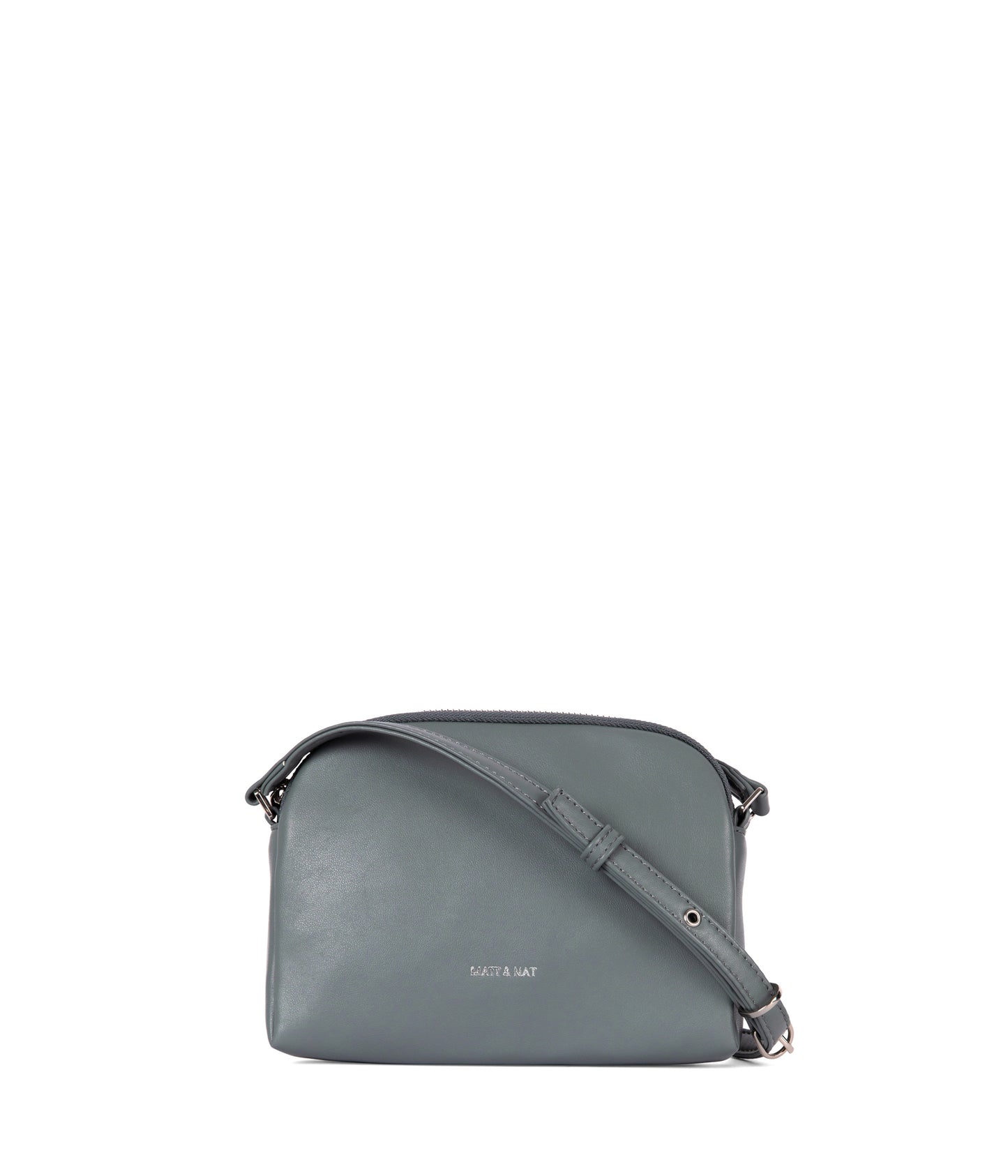 KRISTY Slim Vegan Crossbody Bag - Forum | Color: Dolphin- variant::dolphin
