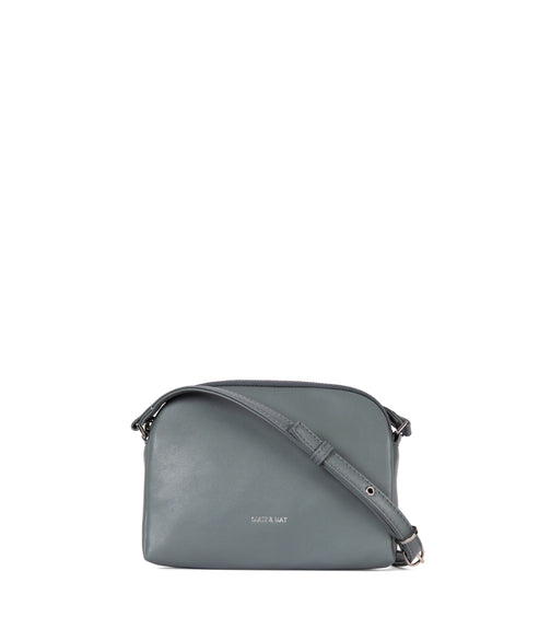 KRISTY Slim Vegan Crossbody Bag - Forum | Color: Dolphin- variant::dolphin
