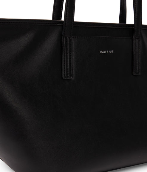 Marisa Vegan Tote Bag - Forum | Color: Black - variant::black