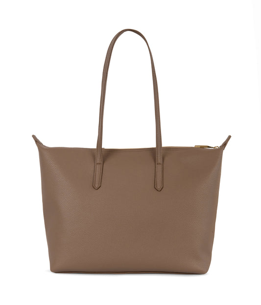 ABBI Vegan Tote Bag - Grain | Color: Toffee - variant::toffee