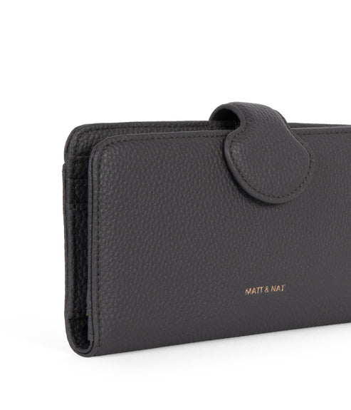 FLOAT Vegan Wallet - Grain | Color: Coal - variant::coal