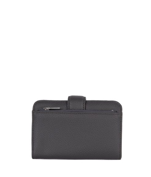 FLOATSM Small Vegan Wallet - Grain | Color: Coal- variant::coal