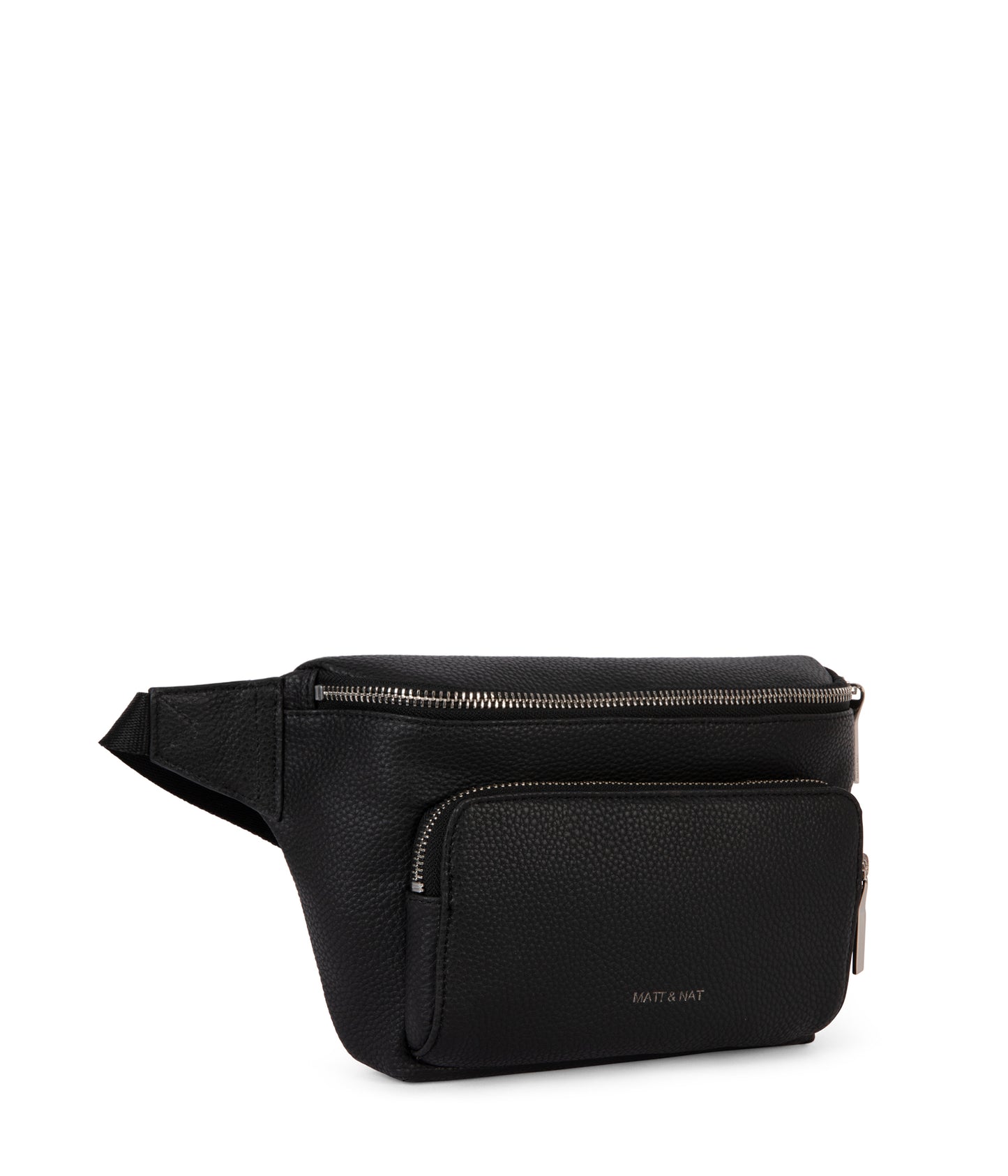 KORA Vegan Belt Bag - Grain | Color: Black - variant::black
