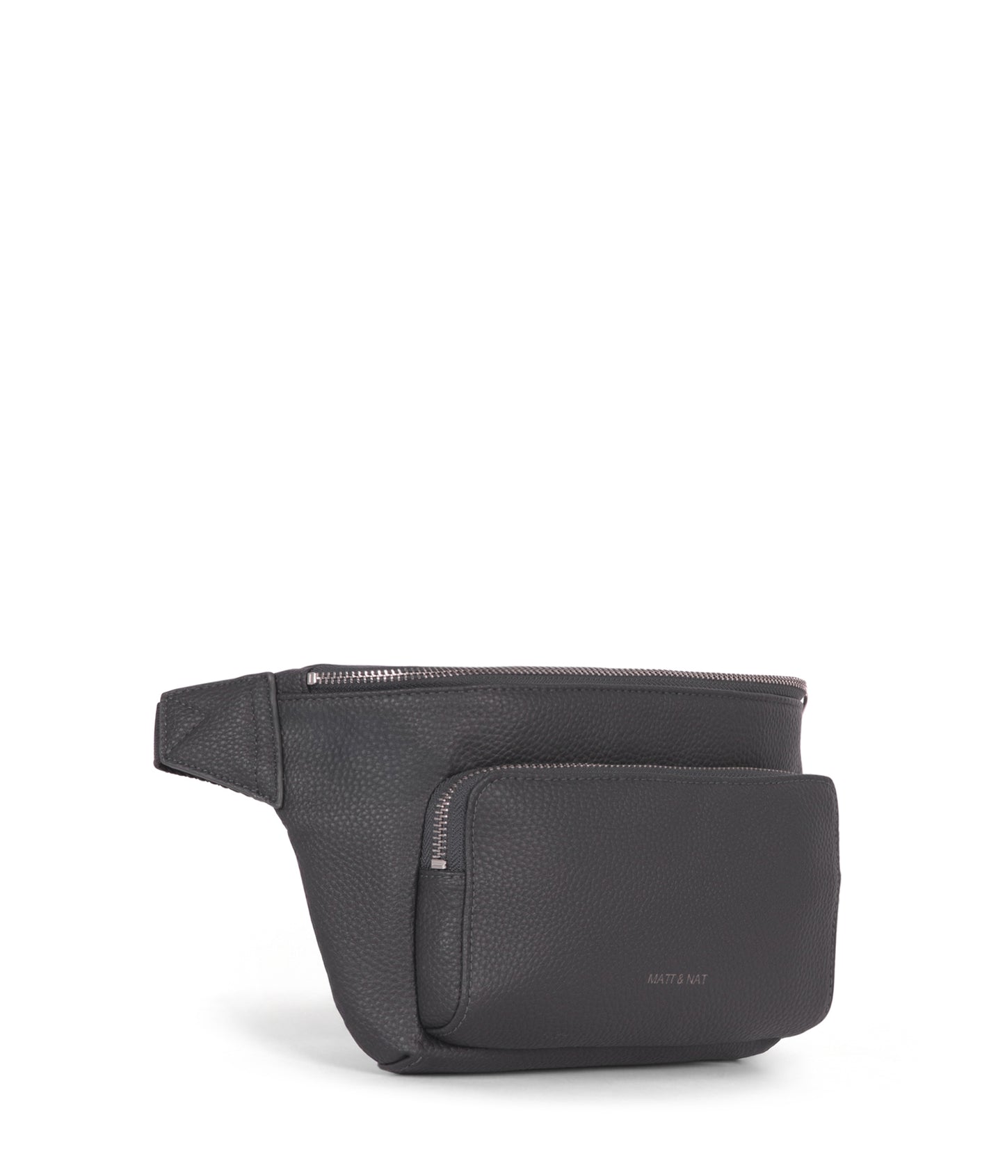 KORA Vegan Belt Bag - Grain | Color: Coal - variant::coal