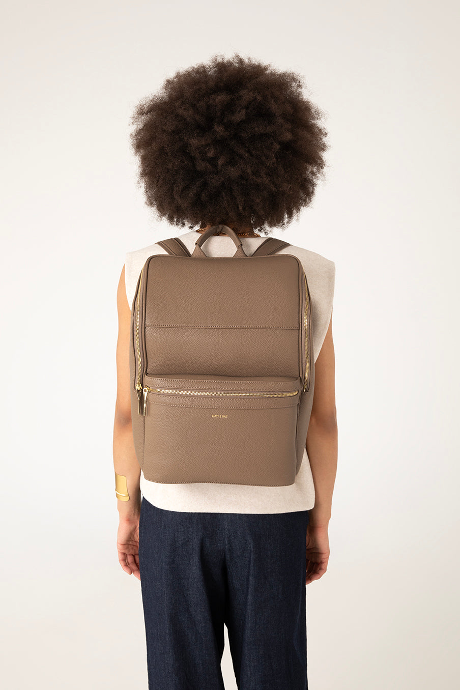 REMI Vegan Backpack – Grain | Color: Coal - variant::coal