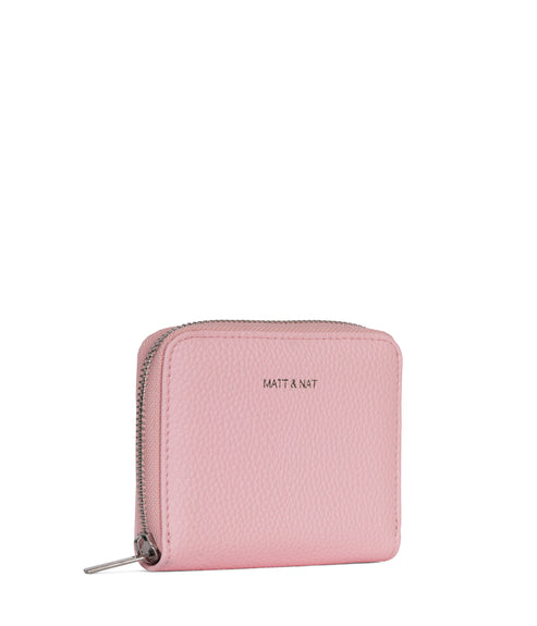 RUE Small Vegan Zip Wallet - Grain | Color: Quartz - variant::quartz