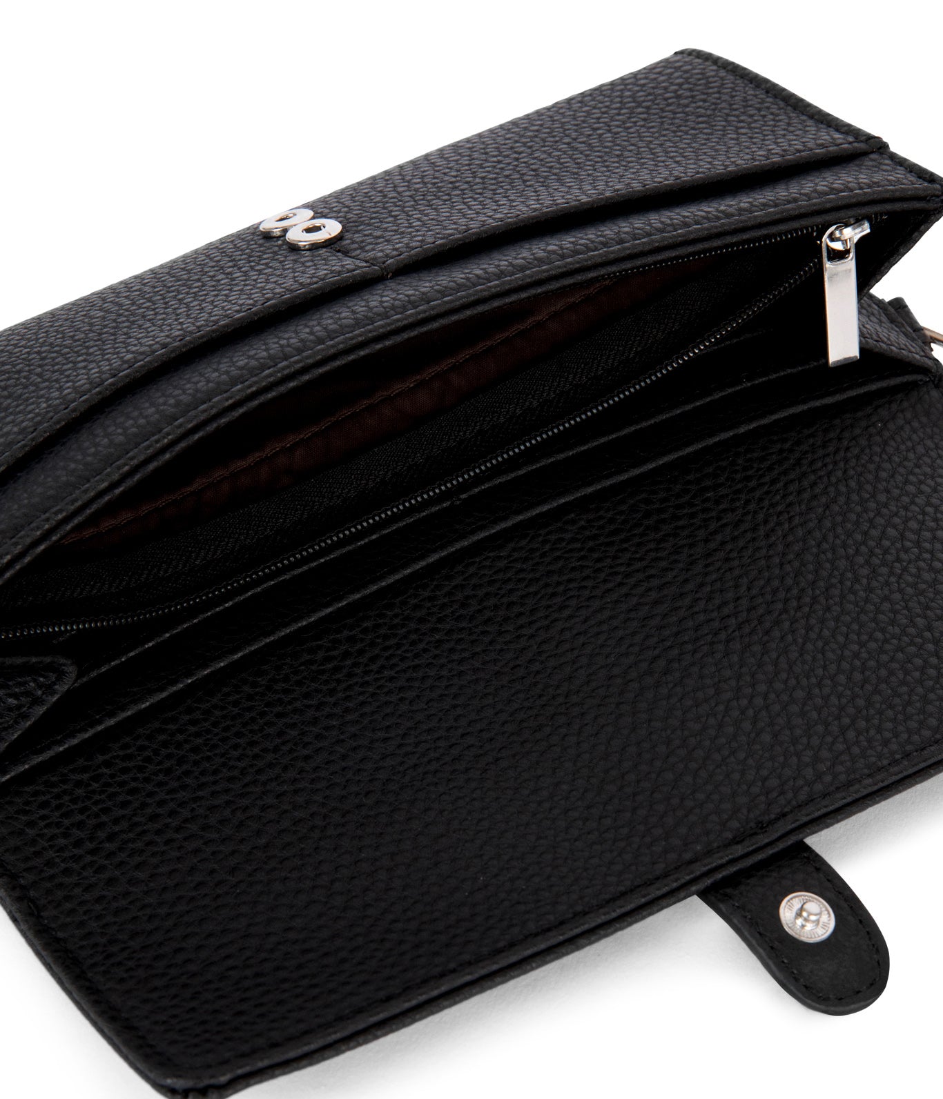 SEUN Vegan Wallet – Grain | Color: Black - variant::black