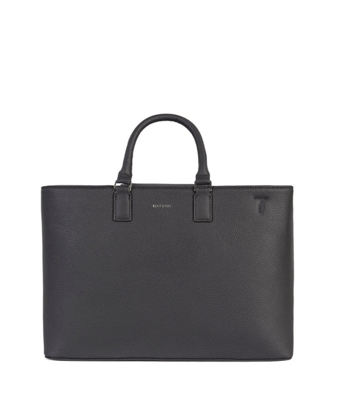 SEVYN Vegan Satchel - Purity | Color: Coal - variant::coal