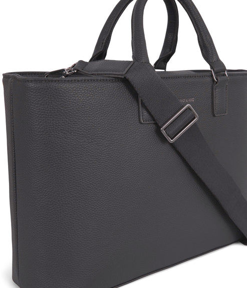 SEVYN Vegan Satchel - Purity | Color: Coal - variant::coal