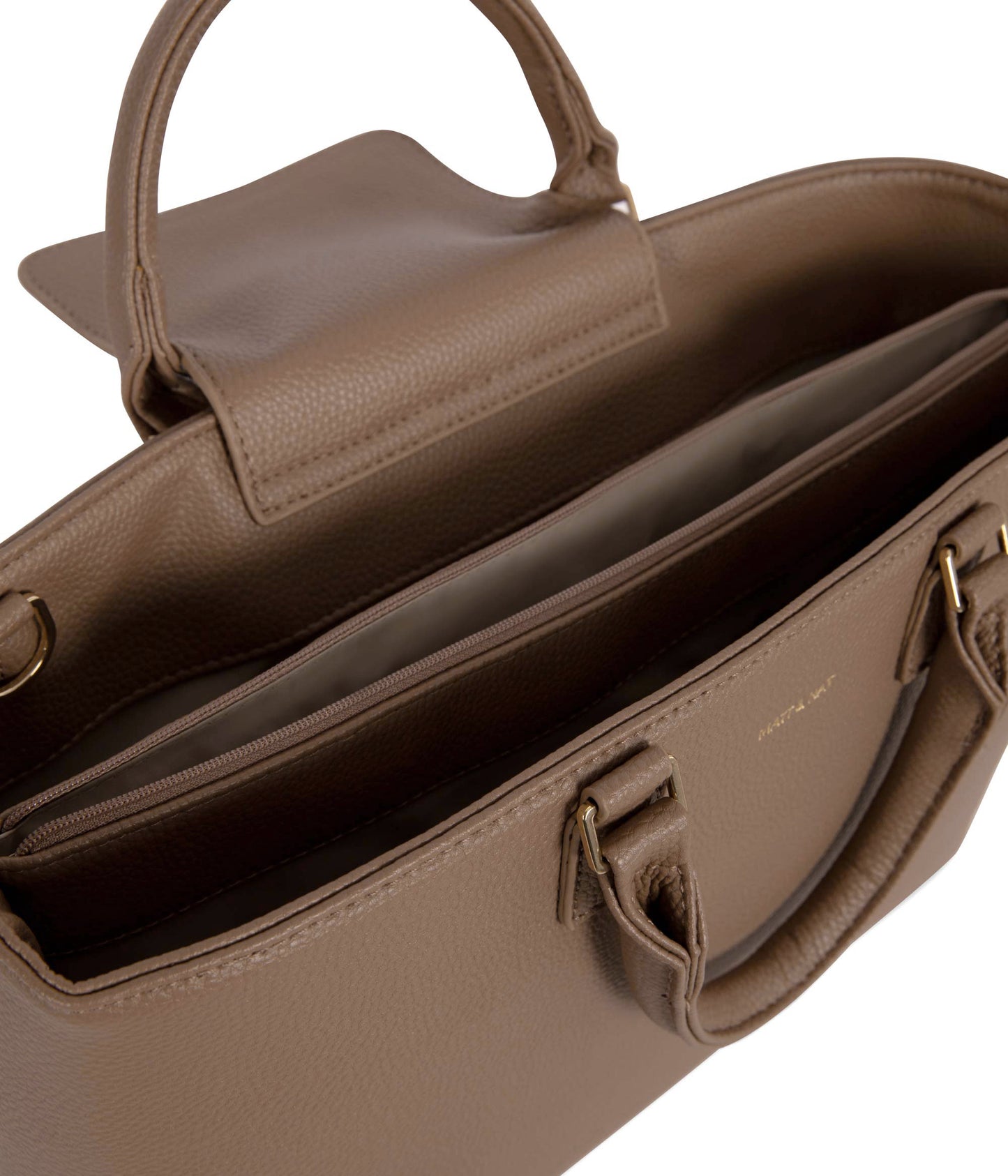 SEVYN Vegan Satchel - Purity | Color: Toffee - variant::toffee