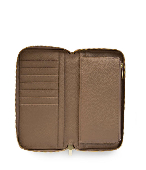CENTRAL Vegan Wallet - Grain | Color: Toffee - variant::toffee
