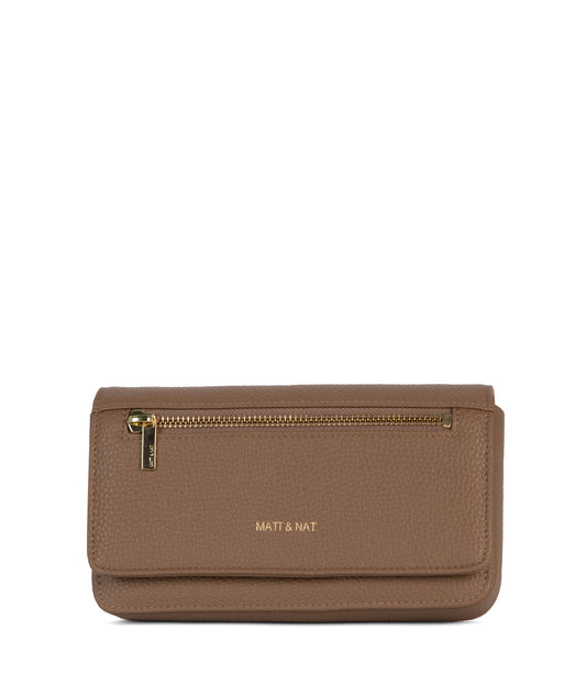 ERIN Vegan Crossbody Bag - Grain | Color: Toffee - variant::toffee