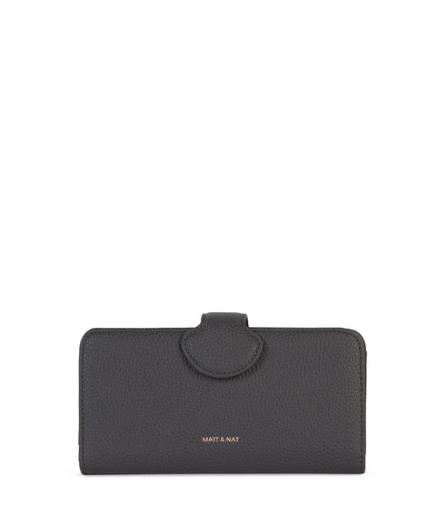 FLOAT Vegan Wallet - Grain | Color: Coal - variant::coal
