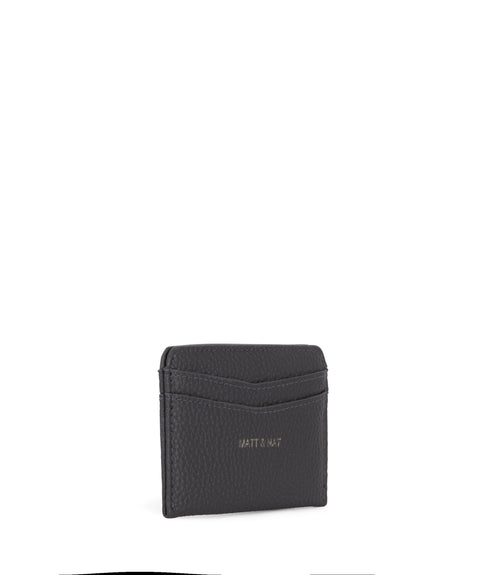 JUNYA Vegan Card Holder - Grain | Color: Coal - variant::coal