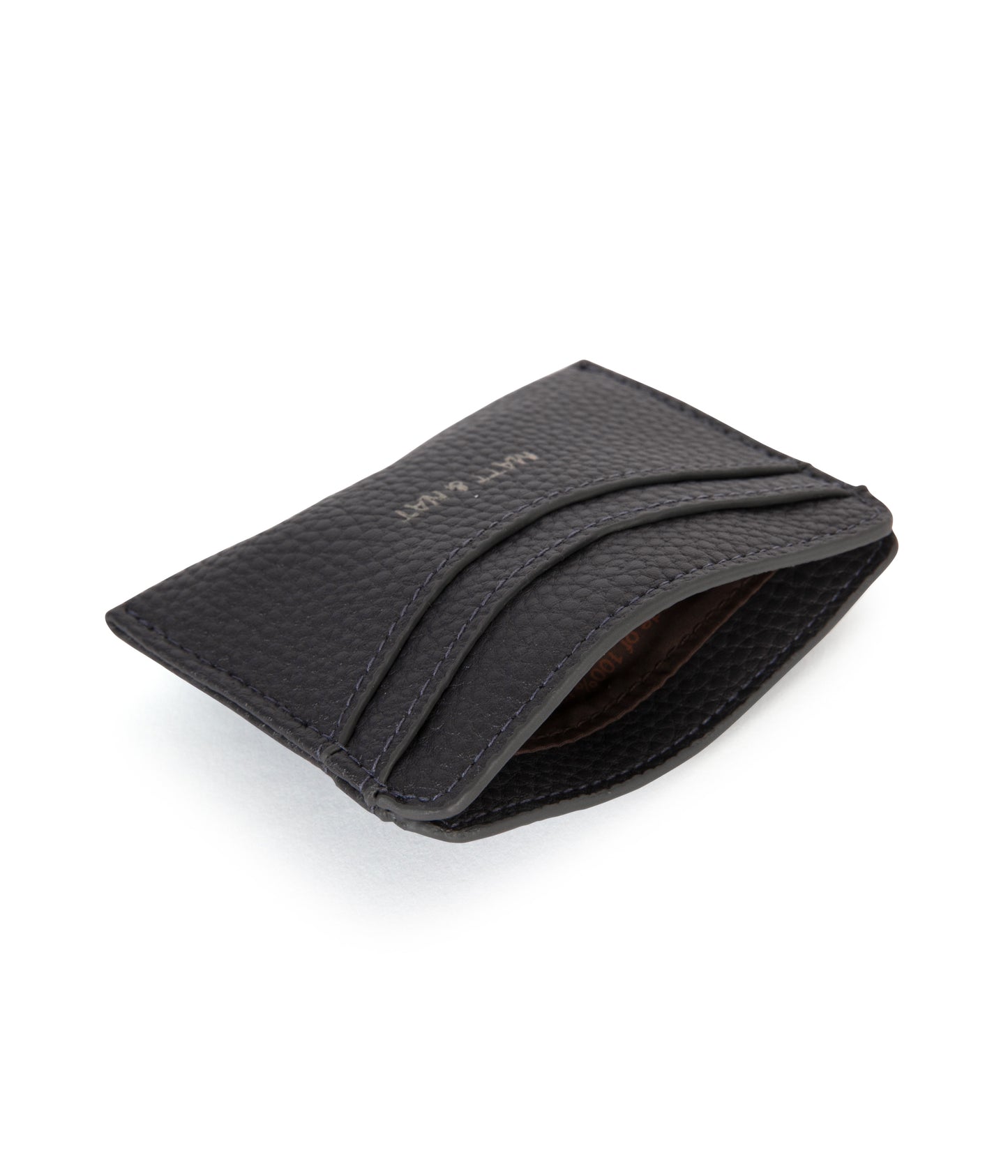 JUNYA Vegan Card Holder - Grain | Color: Coal - variant::coal