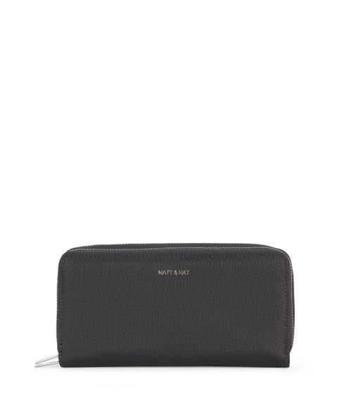 SUBLIME Vegan Wallet - Grain | Color: Coal - variant::coal
