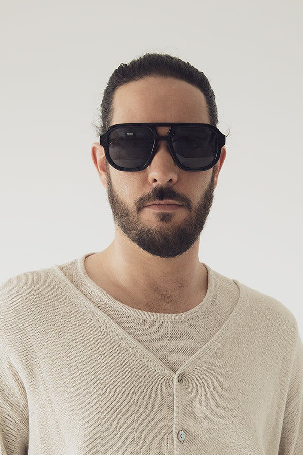 LIVY Aviator Sunglasses | Color: Black - variant::black