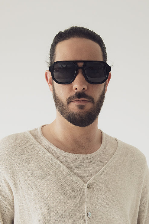 LIVY Aviator Sunglasses | Color: Black - variant::black