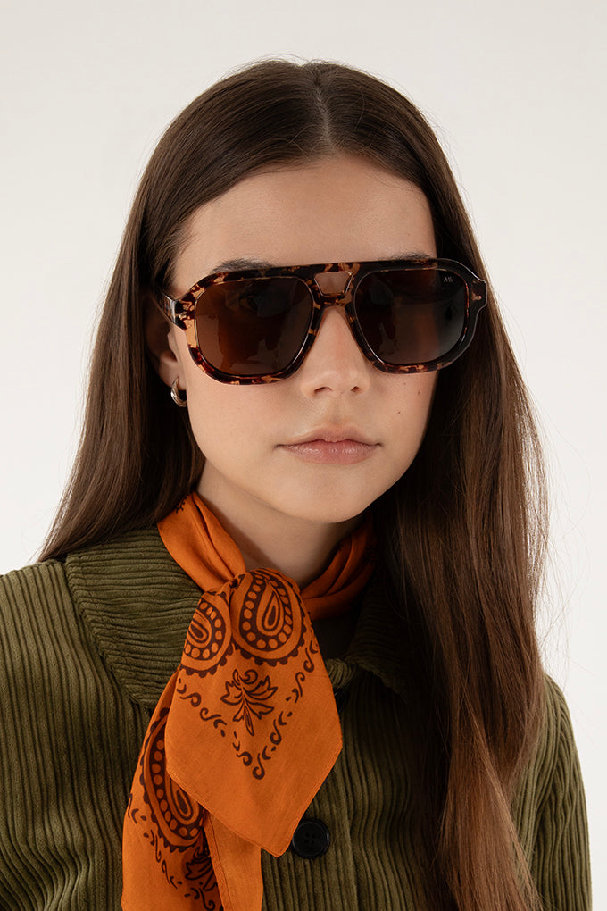 LIVY Aviator Sunglasses | Color: Tortoise - variant::tortoise