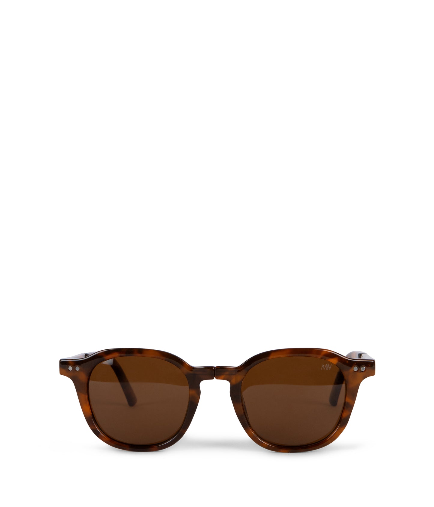 NIKA Round Foldable Sunglasses | Color: Tortoise - variant::tortoise