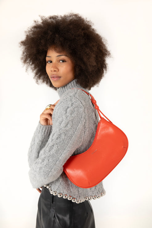 MARI Vegan Shoulder Bag - Theme | Color: Coffee - variant::coffee