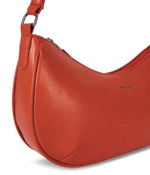 MARI Vegan Shoulder Bag - Theme | Color: Tomato - variant::tomato