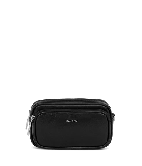 SOLEIL Vegan Crossbody Bag - Theme | Color: Black - variant::black