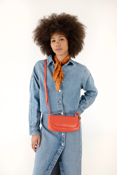 BUDDY Vegan Crossbody Bag – Theme | Color: Coffee - variant::coffee