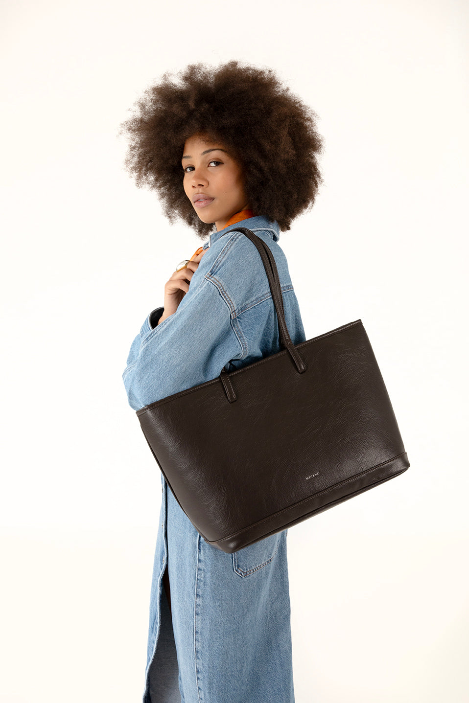 ELIZA Vegan Tote Bag - Theme | Color: Sepia - variant::sepia