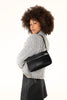 MALENESM Small Vegan Shoulder Bag – Theme | Color: Black - variant::black