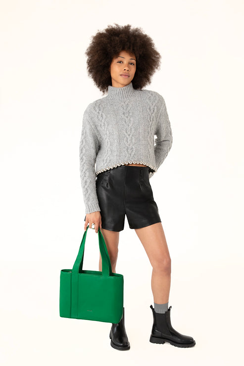 GARNI Vegan Tote Bag - Forum | Color: Black - variant::black