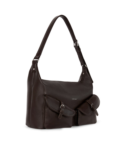 MALDA Vegan Shoulder Bag – Theme | Color: Coffee - variant::coffee