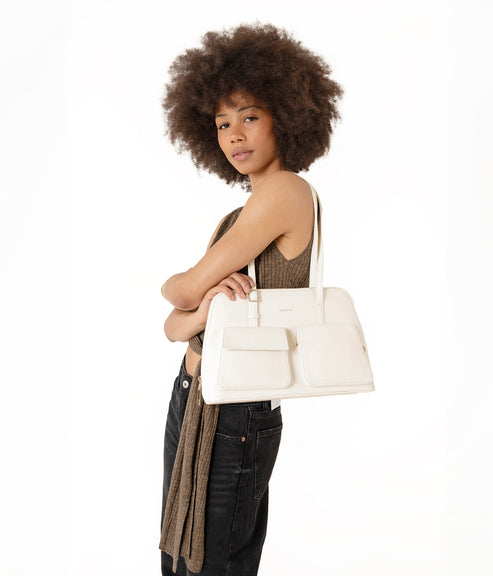 IMENRA Vegan Tote Bag – Forum | Color: Cocoa - variant::cocoa