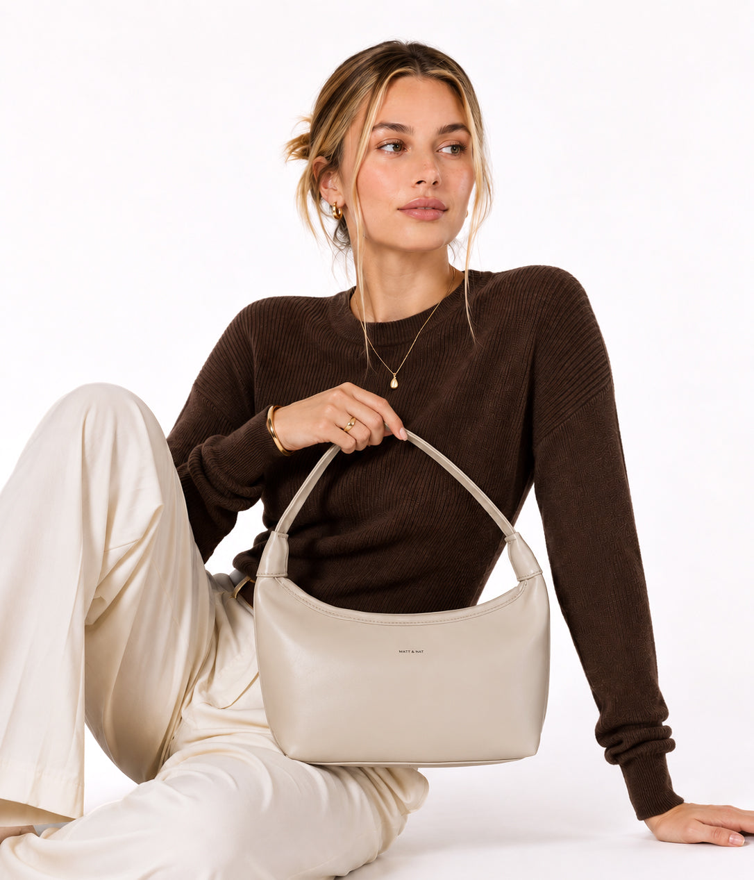 KAT Vegan Shoulder Bag - Forum | Color: Black - variant::black