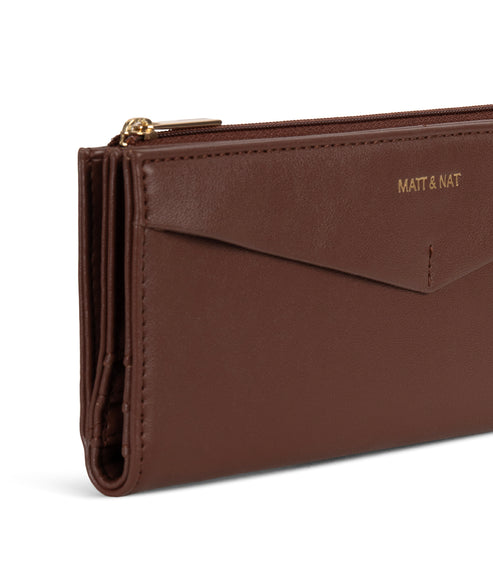 ROME Vegan Wallet - Forum | Color: Cocoa - variant::cocoa