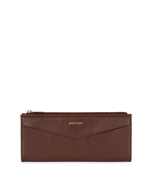 ROME Vegan Wallet - Forum | Color: Cocoa - variant::cocoa