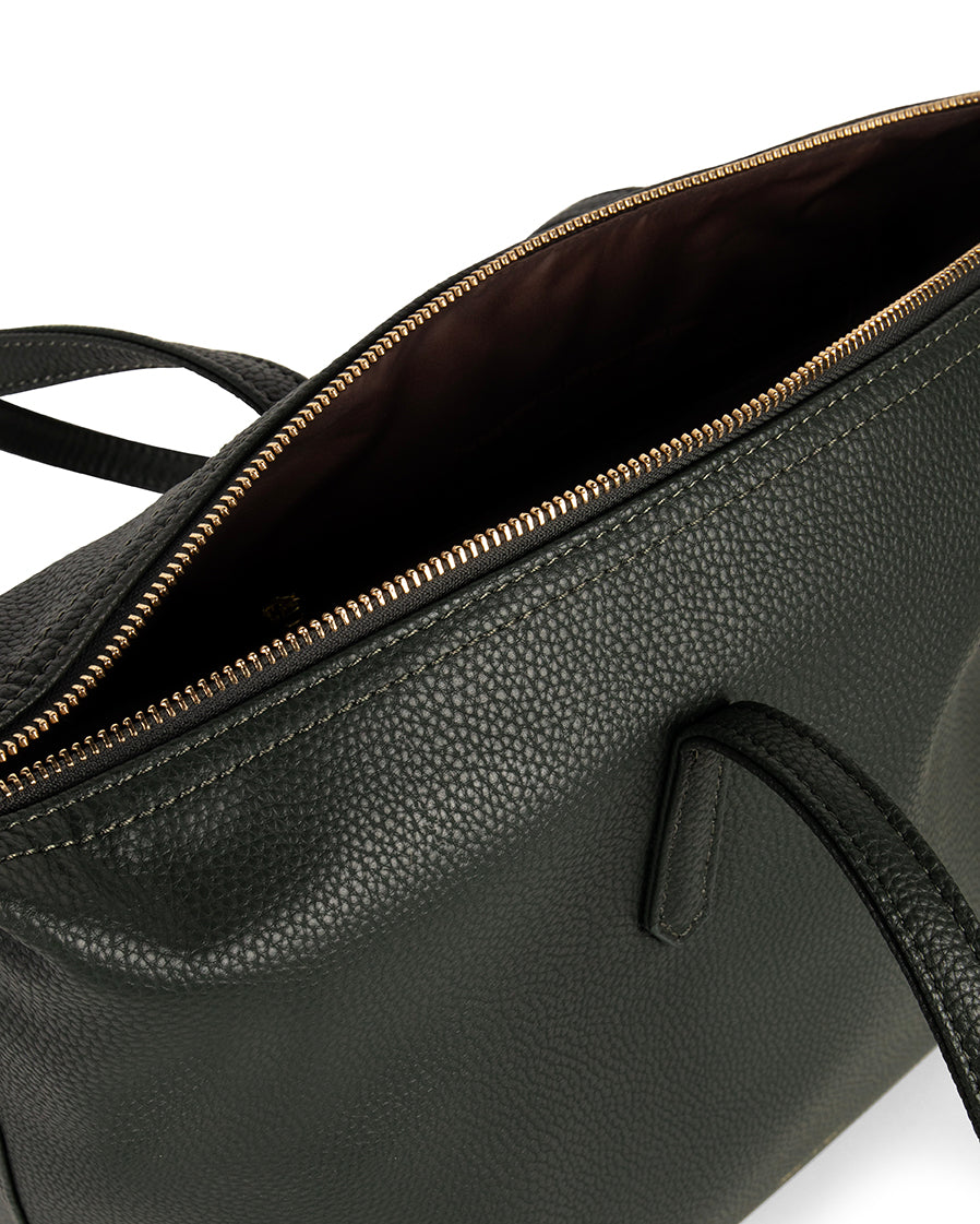 ABBI Vegan Tote Bag - Grain | Color: Rosemary - variant::rosemary